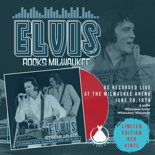 Elvis presley rocks milwaukee - rocks,