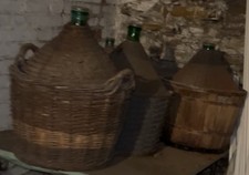 Damigiane vetro antiche