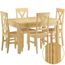 Set tavolo lungo pranzo con - tavolo, da