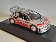 Rally Car Peugeot 206 WRC #2 Gronholm/Trautiainen Rally Finland 2002 1/43