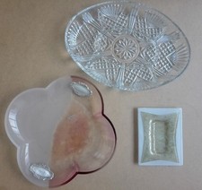 Vassoi in vetro per alimenti o