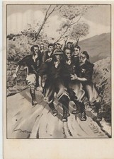 FASCISMO PROPAGANDA SQUADRISMO EROICO.MORTE LONIO CONTRO ,MEDAGLIA D'ORO