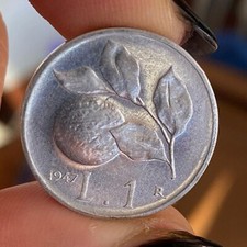 1 LIRA 1947 REPUBBLICA ITALIANA FALSO DA STUDIO DA NON PERDERE