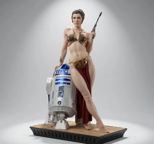 Principessa leia star - r2-d2,