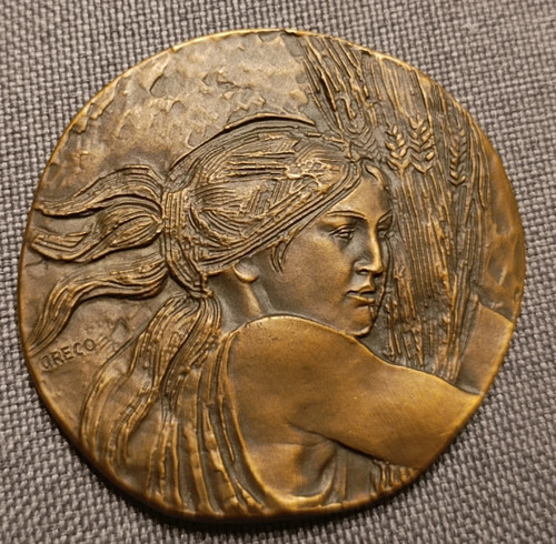 Medaglia bronzo san marino - in,