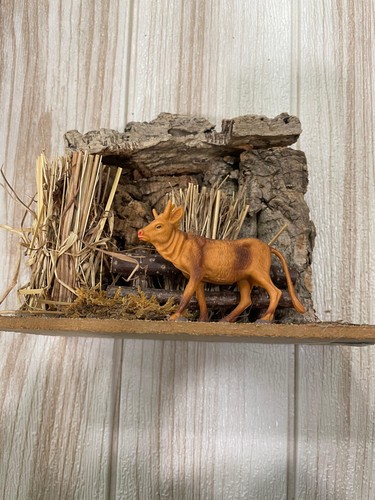 Ambientazione per presepe bue - presepe,