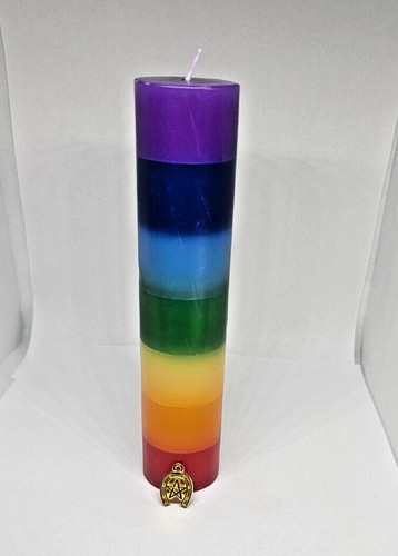 Candela vela chakra colori - 7,