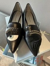 CHIARA FERRAGNI BLACK FLATS