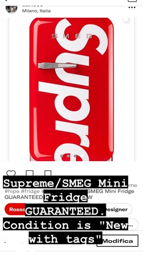 Supreme smeg limited edition - supreme,