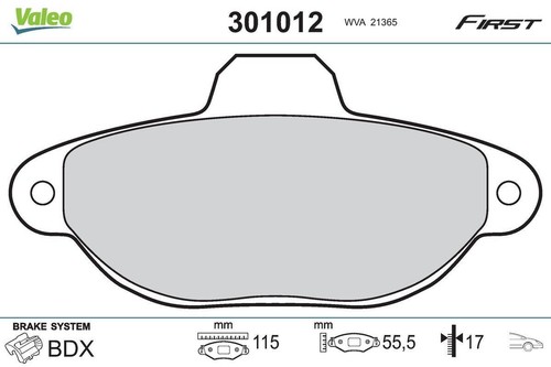 Kit pastiglie freno anteriore - kit,