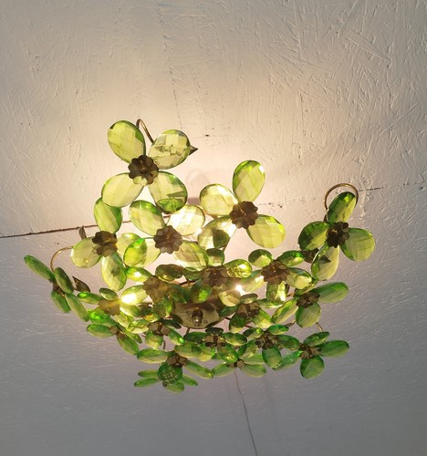 Lampadario cristallo vintage