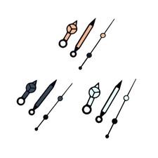 Set di lancette luminose per