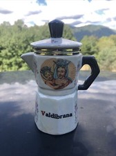 MADONNA DI VALDIBRANA PISTOIA Souvenir Moka Caffè In Ceramica Vintage