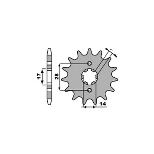 2118 pignone trasmissione 10 - 2118,