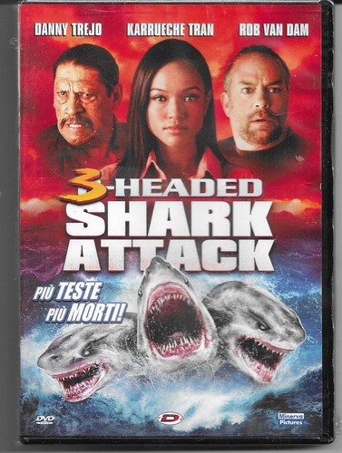 Headed shark attack dvd - shark,
