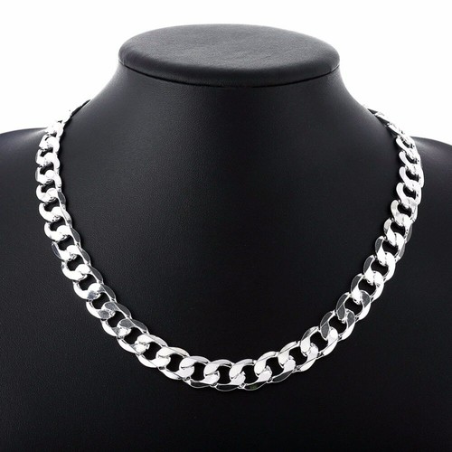Cadena eslabones hombre plata - cadena,
