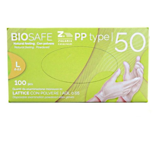 Guanti lattice monouso con - lattice,
