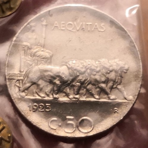 Centesimi 1925 leoni - 50,