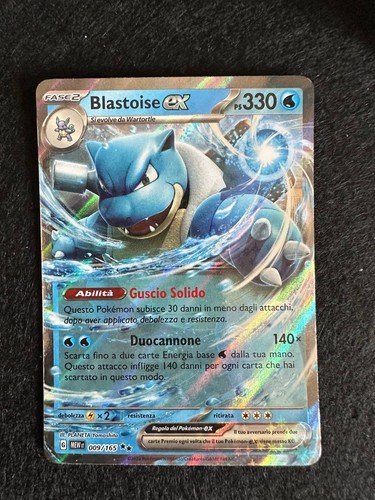 Blastoise 009 165 - blastoise, 009/165