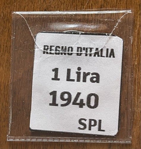 Moneta lira 1940 - moneta,