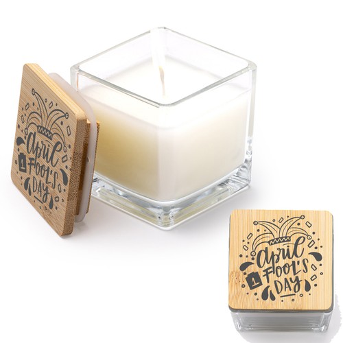 Candela profumata vetro - in,