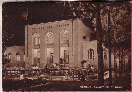 Cartolina riccione antica - riccione,