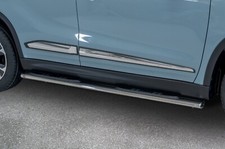 Pedane laterali inox lucido