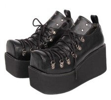 Scarpe donna moda punk gotico