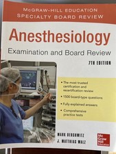 Anesthesiology Examination and