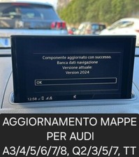 Aggiornamento Mappe 2024/25 per Audi A3,A4,A5,A6,A7,Q2,Q5,Q7 dal 2016