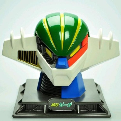 Jeeg robot acciaio testa - robot, d'acciaio