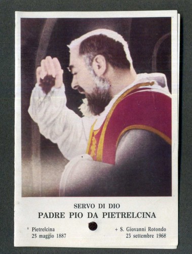 Santino holy card padre - -,