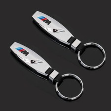2x Portachiavi BMW M Argento