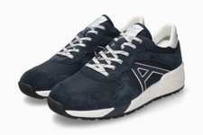 MEPHISTO ALLROUNDER SCARPA UOMO IN CAMOSCIO E TESSUTO SPEED 2 DRESS BLU