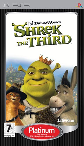Psp shrek the third platinum - third,