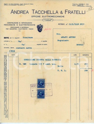1938 acqui terme officine - 1938,