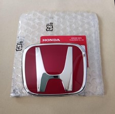 Honda emblema rosso 92x75mm - honda,
