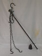 ANTICA BILANCIA PESASACCHI PESA FERRO BATTUTO PESATA DA 133 A 40 KG. CF51