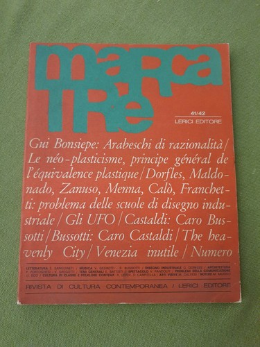 Rivista marcatre 41 42 - "marcatre", 41/42