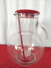 Caraffa vetro con porta - con,