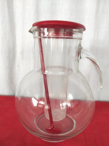 Caraffa vetro con porta - in,