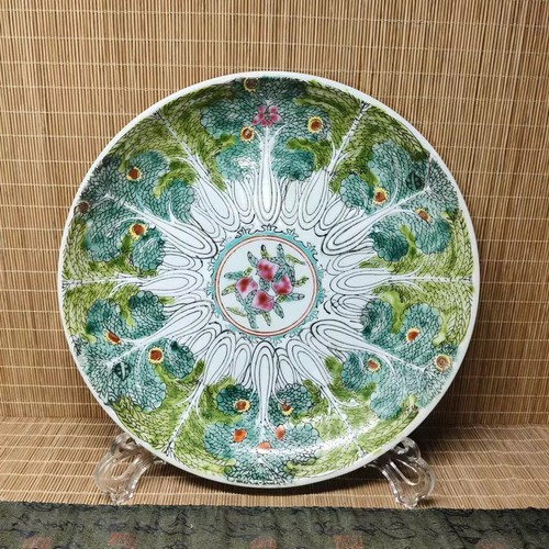 Piatto cinese qing - piatto, qianlong