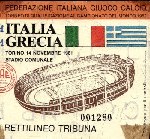 Biglietto stadio italia - biglietto,