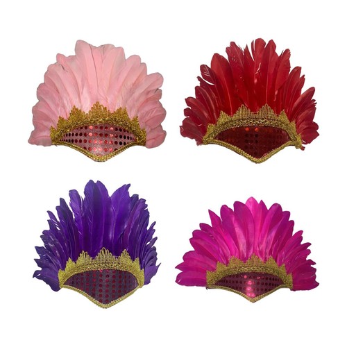 Copricapo piume fascia per - copricapo, di
