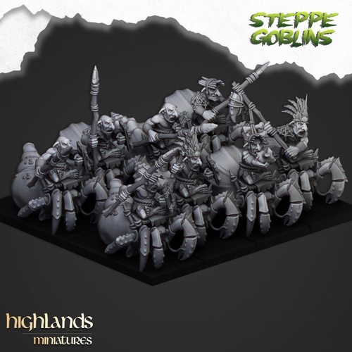 Mounted coast goblins pezzi - mounted, 8