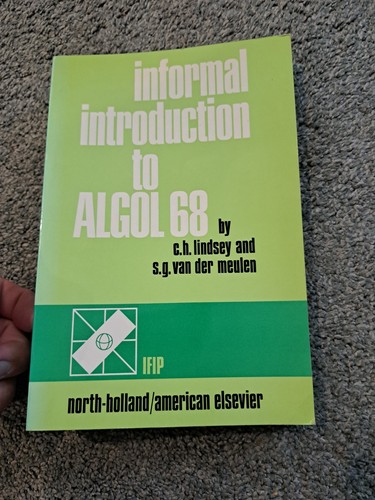 Informal introduction algol - introduction,
