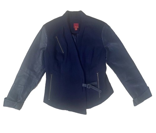 Giacca moto pelle blu - g.i.l.i.,