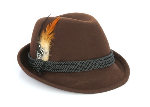 Cappello fedora bavarese - bavarese, lana