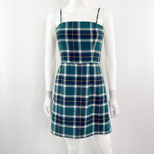 Mini abito smanicato verde - , a
