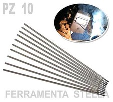 10 ELETTRODI SALDATURA ACCIAIO